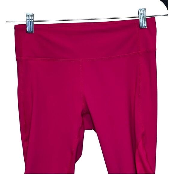 Fabletics hot pink PureLuxe ruched capri leggings size S - Picture 4 of 12